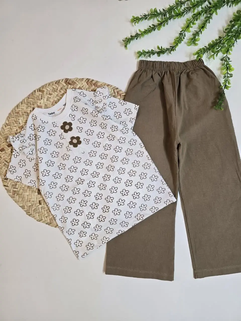 بلوز پنبه اعلا و شلوارش لین...