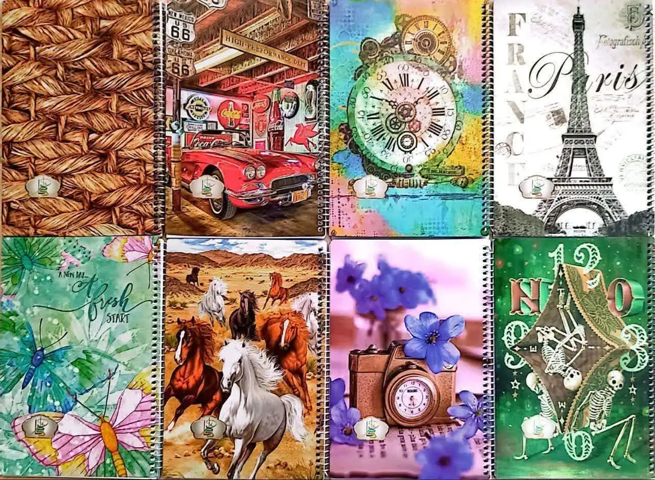 ✅ دفتر ۵۰ برگ خطی طلقی کلاس...