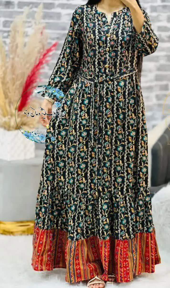 ماکسی کورتای منجق دوزی
