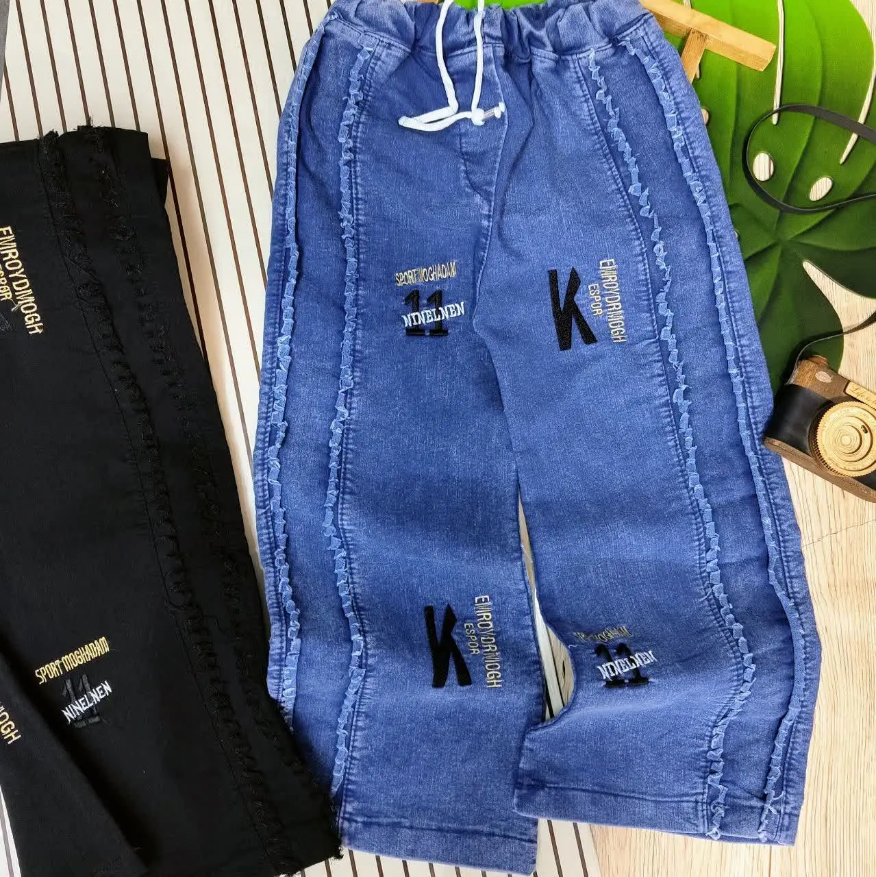 شلوار بگ ریش دخترانه طرح k
