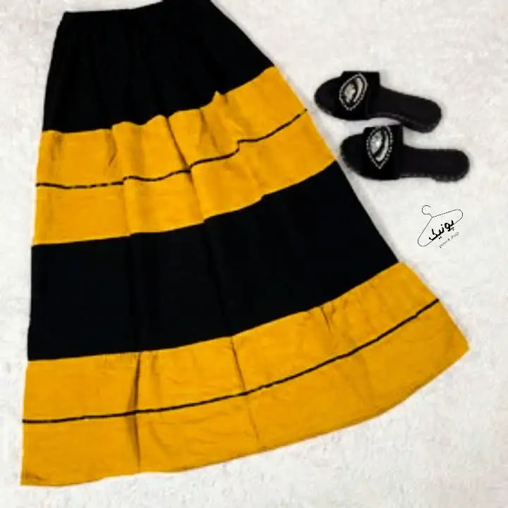 دامن دو رنگ 
