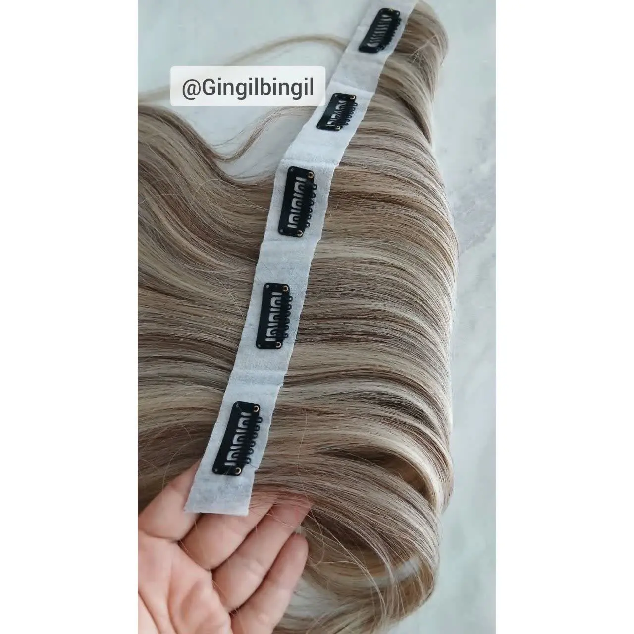 اکستنشن پنج گیره قد ۵۰ حجم پر