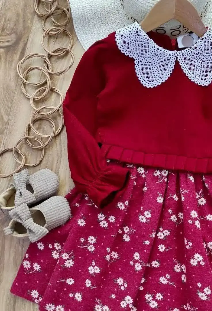 👚نام: پیراهن ترکیبی با طرح‌های جدید گلدار🌹🌹🌹
