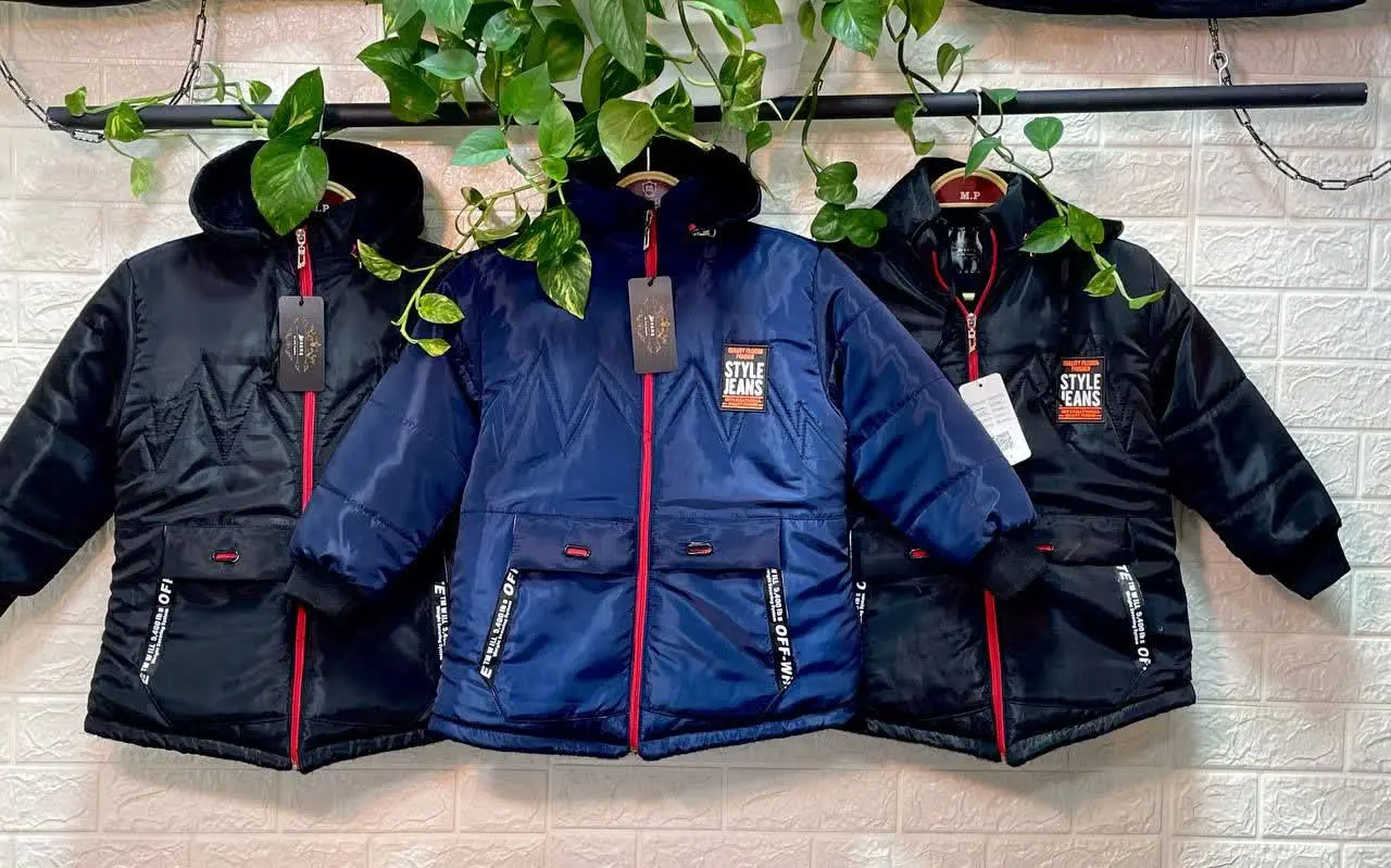 #پسرانه #کاپشن کلاه دار (ردیف ٢٥٢٧) 
