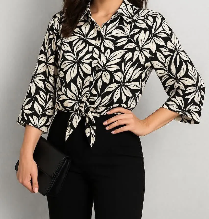 شومیز گره ای تینا