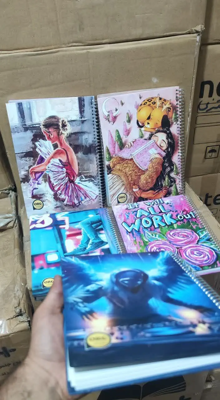 دفتر ۱۰۰ برگ جلد آلبومی فنری