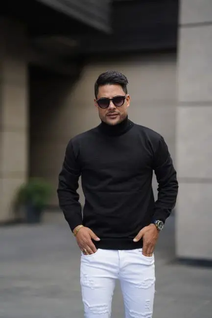 🍃 #بافت یقه اسکی ریزبافت وظریف🍃
