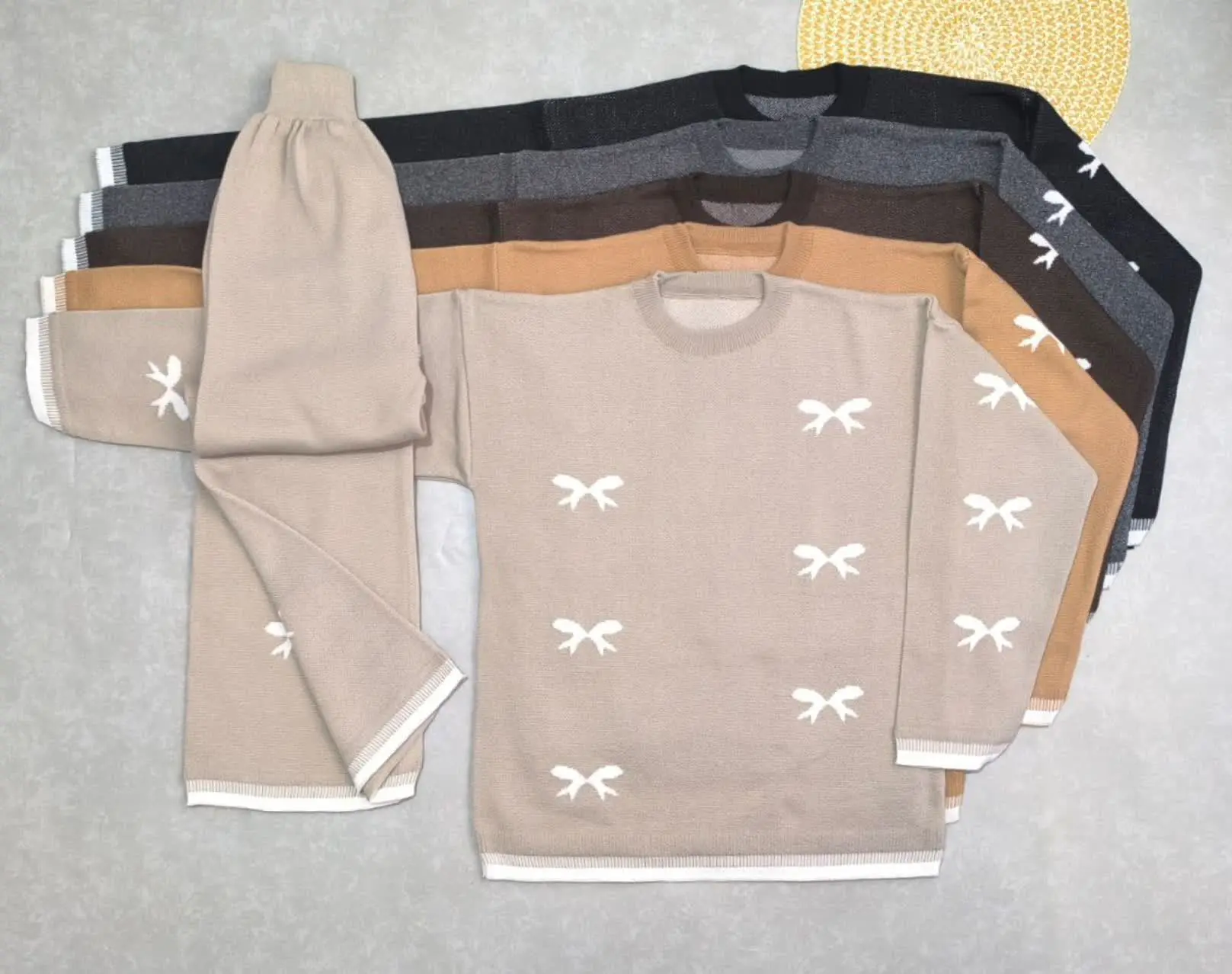 ✅ ست پاپیون، بافت اکریلیک