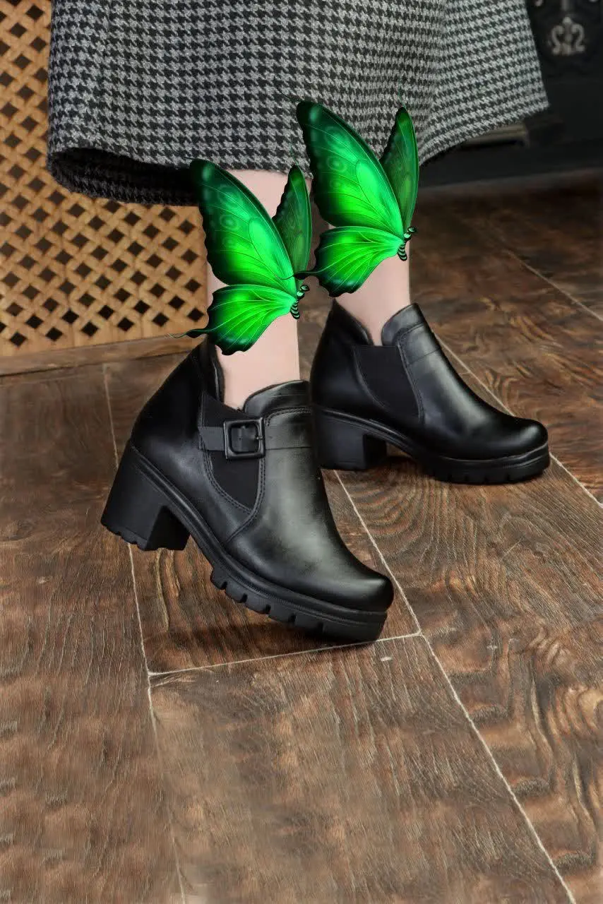 🌸نیم بوت رزیتا، ۵سانت، زیره...