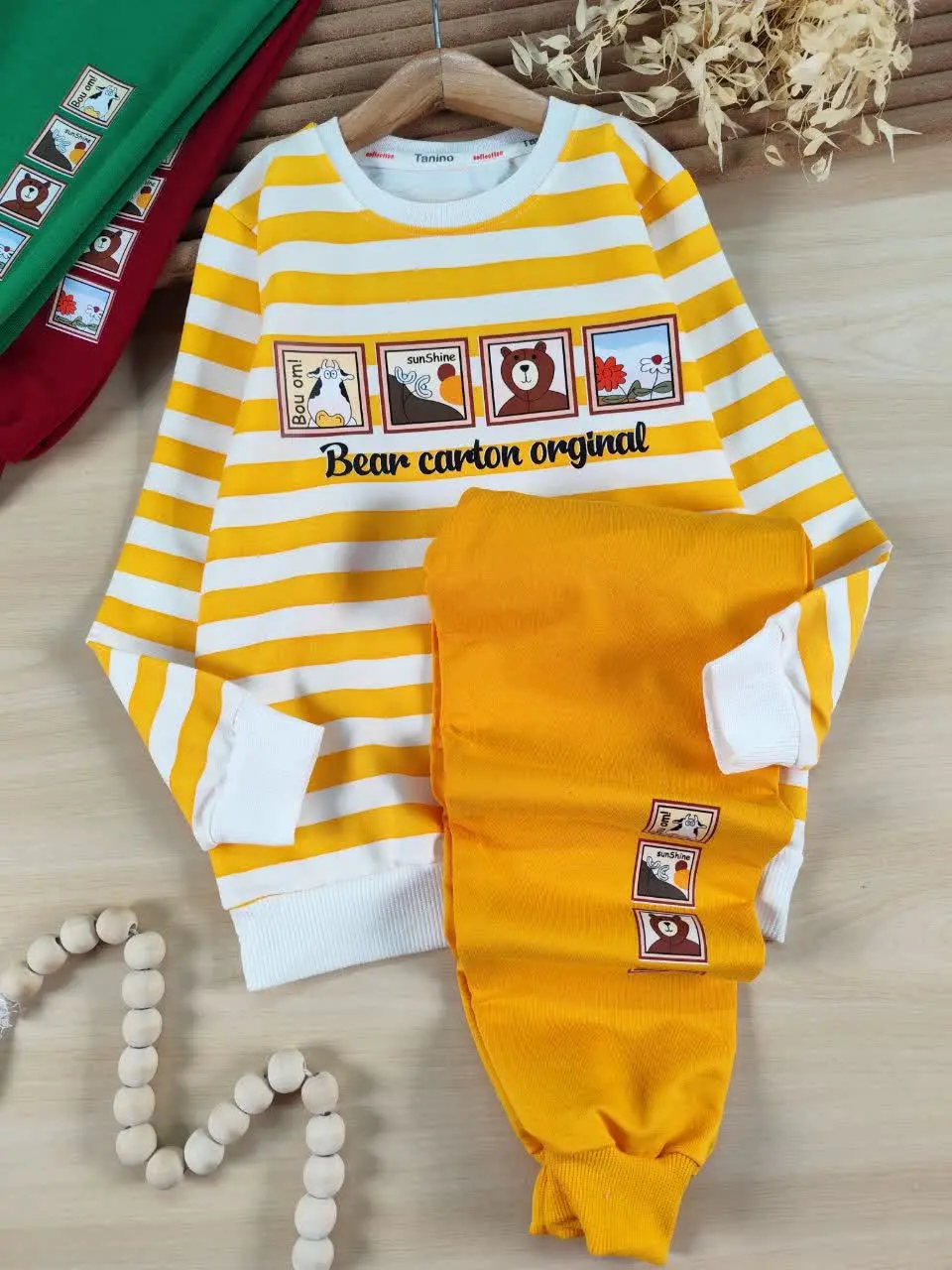 بلوز و شلوار راه راه Bear c...