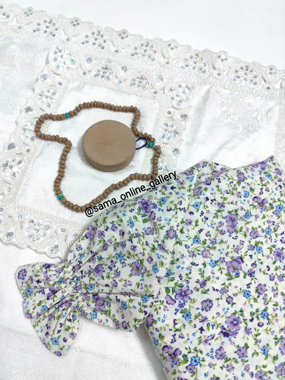 طرح سمن‌ با رنگ و لعاب یاسی 💜
