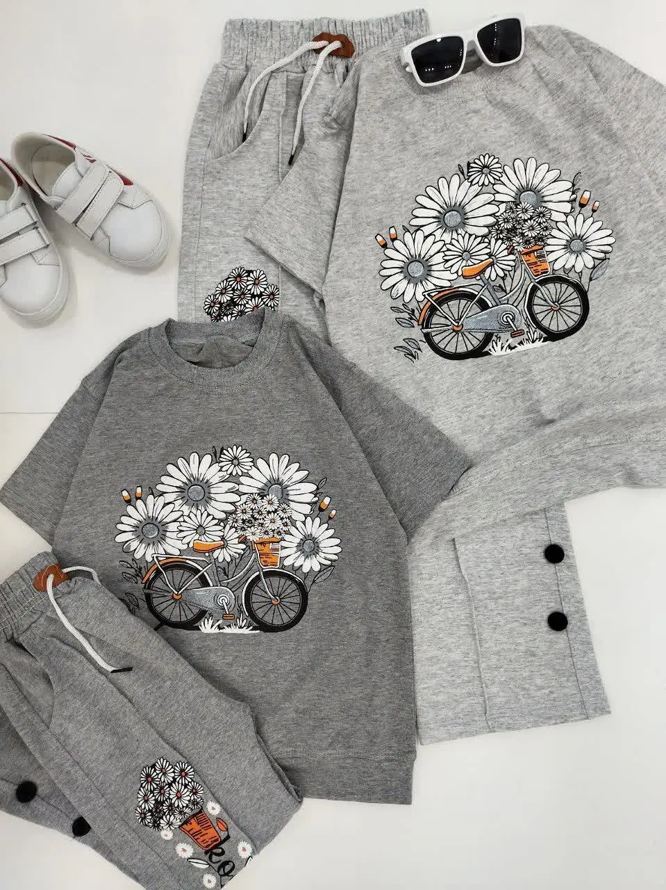 👚نام: ست تیشرت شلوار دخترانه بابونه
