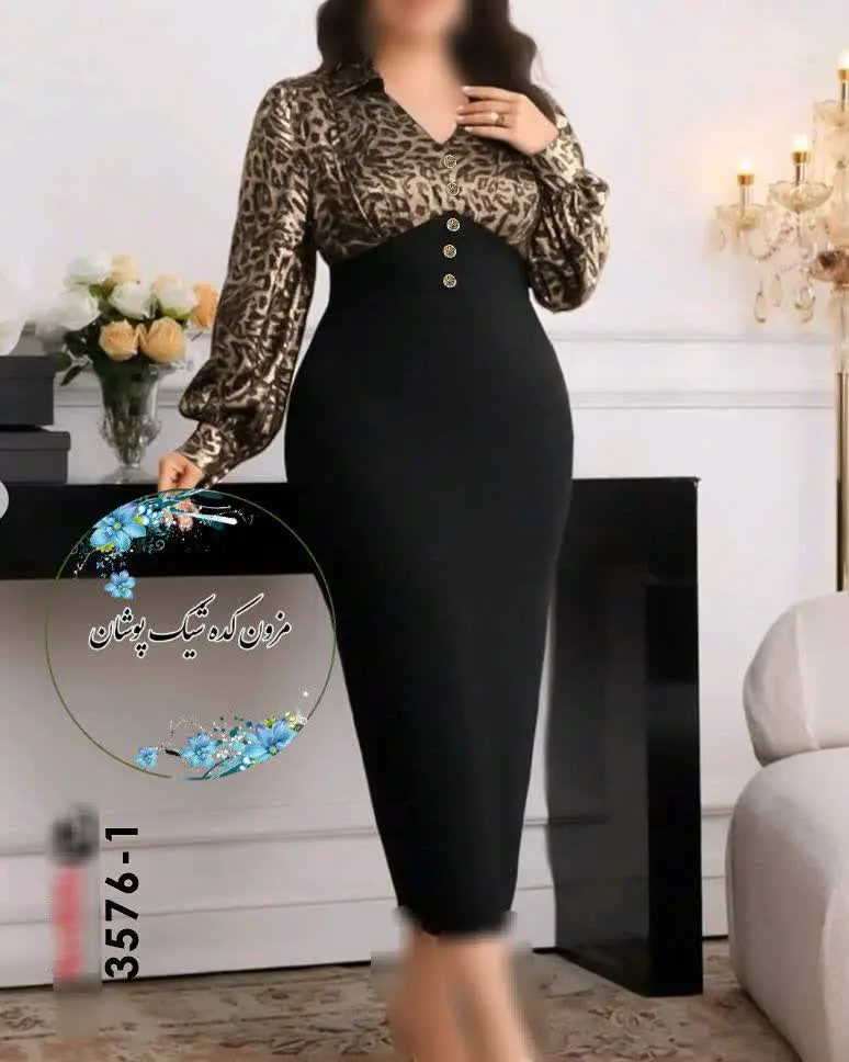 پیراهن مجلسی خاص و شیکمون
