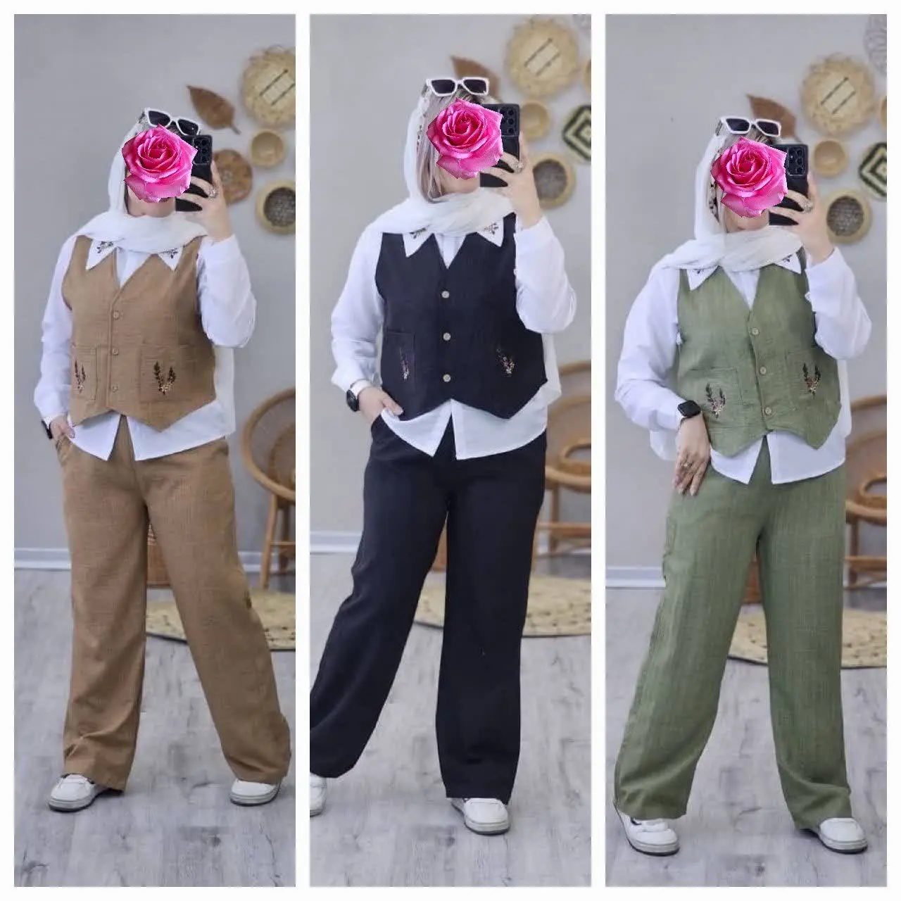 🛍نام: ست سه تیکه آیدا🌱