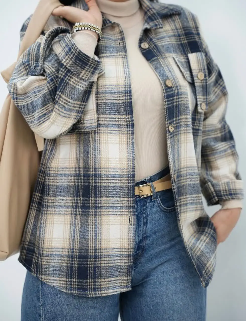 شکت چهارخونه جیب صلیبی