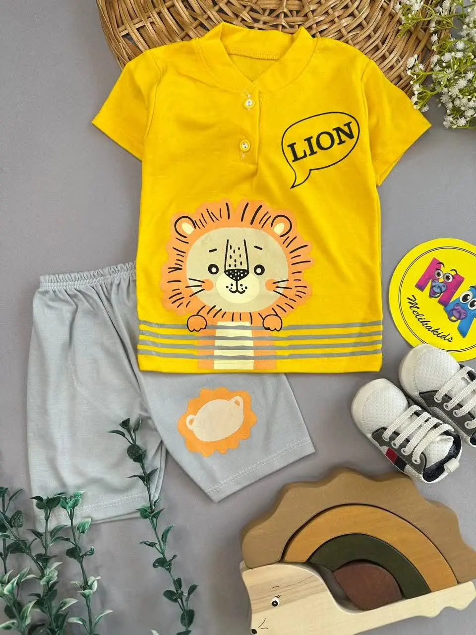 تیشرت شلوارک lion شیر ایرانی🎏 
