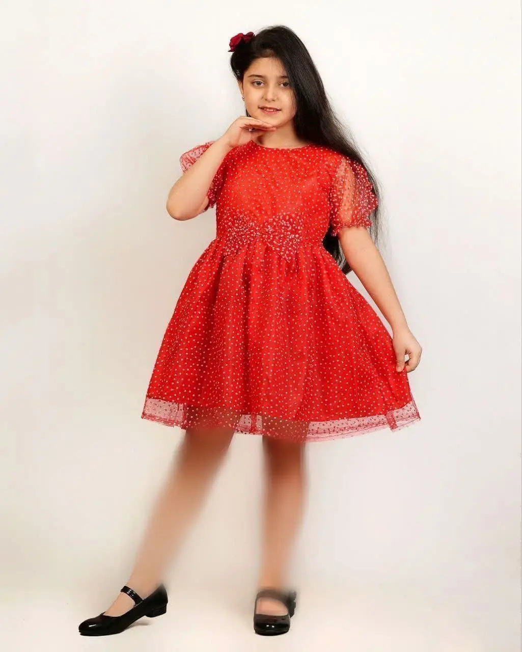 👚نام: پیراهن مجلسی دخترانه سها✨
