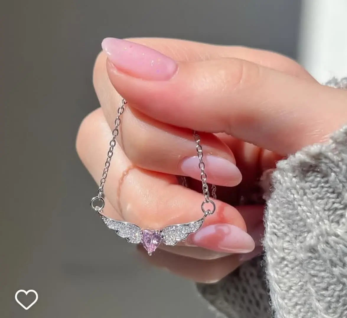 💍گردنبند بال فرشته با نگین...