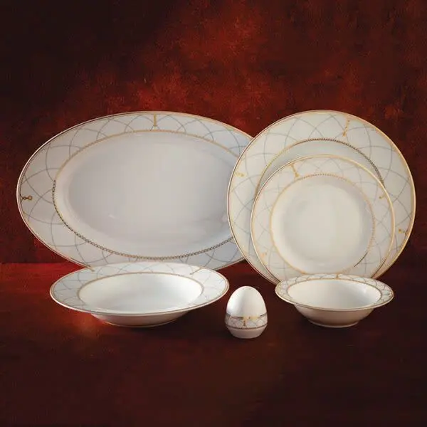 🍽 سرویس ۱۰۲ پارچه ایتالیا چینی زرین
