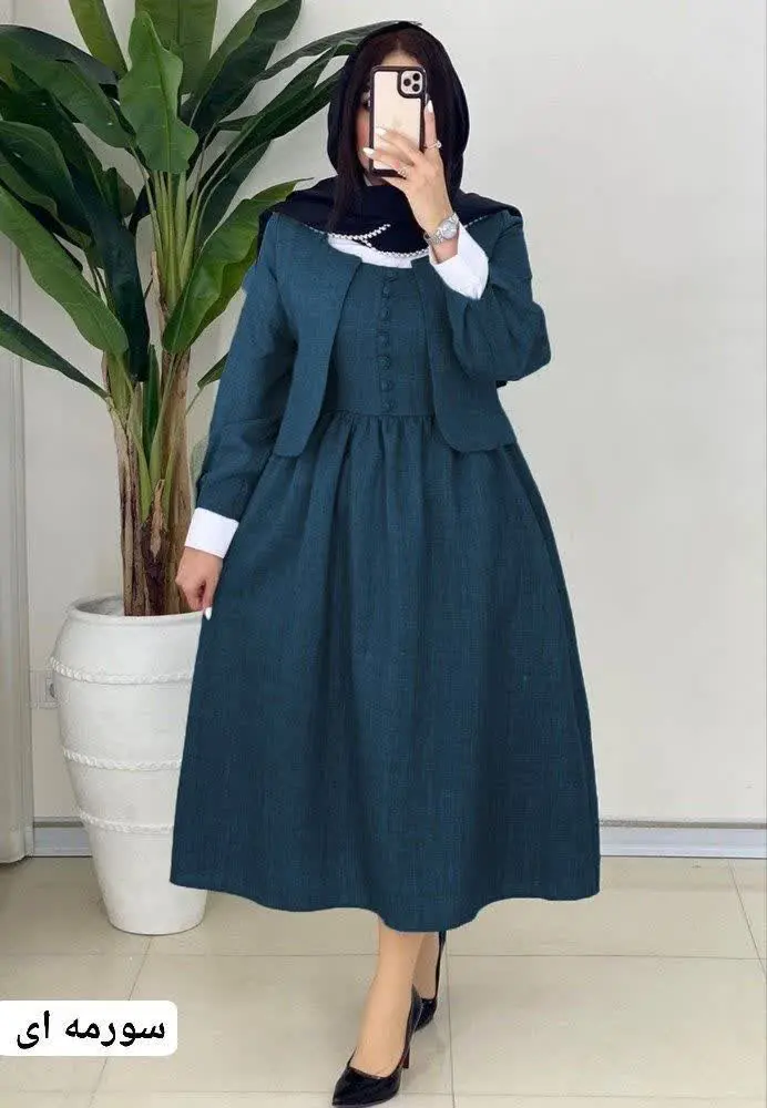 👚 نام: ست کت سارافون حدیث✔️
