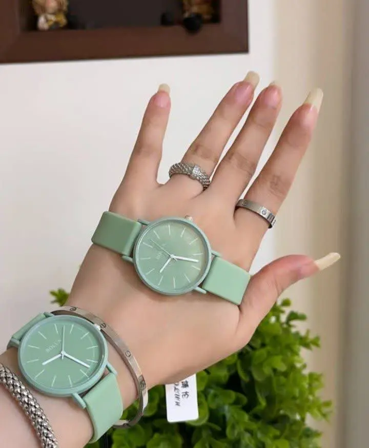 💍ساعت بولون بند سیلیکونی و...