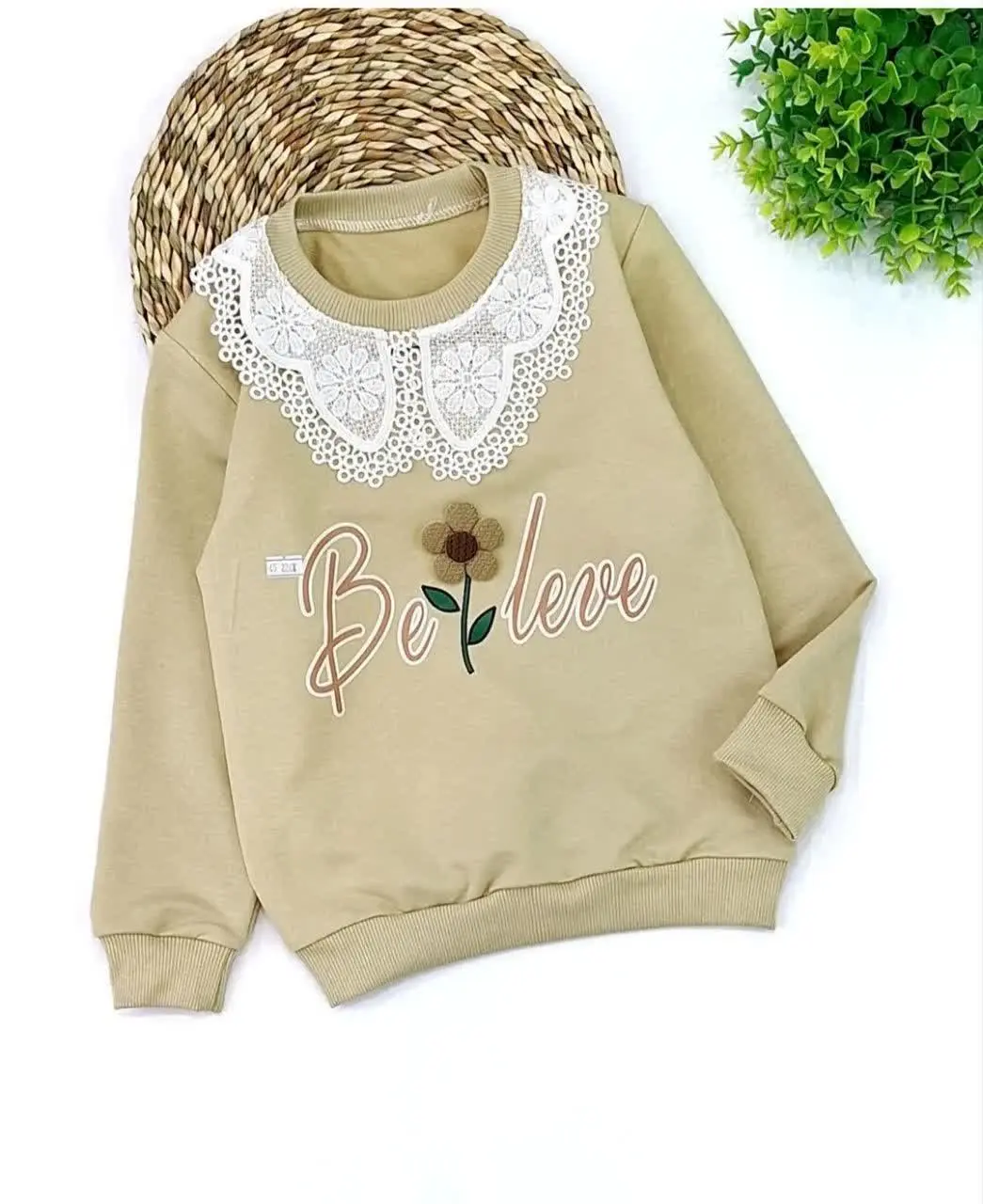 بلوز تک یقه گیپیوری beleve