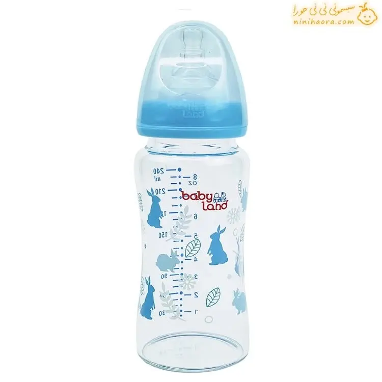 شیشه شیر پیرکس ۲۴۰ میل آبی...