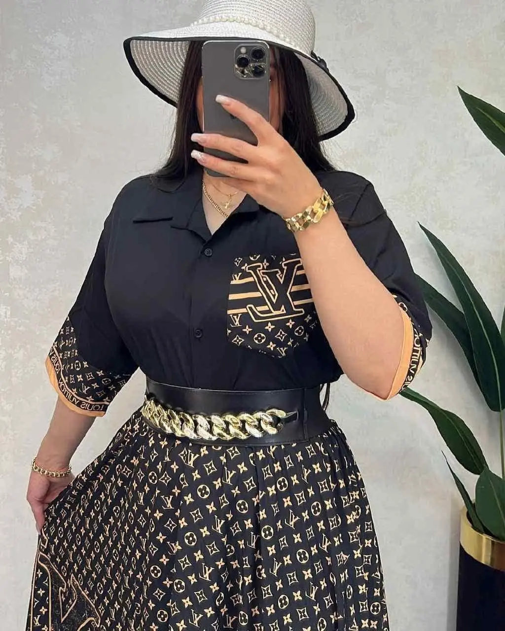 🍃نام: شومیز دامن آیمد 
