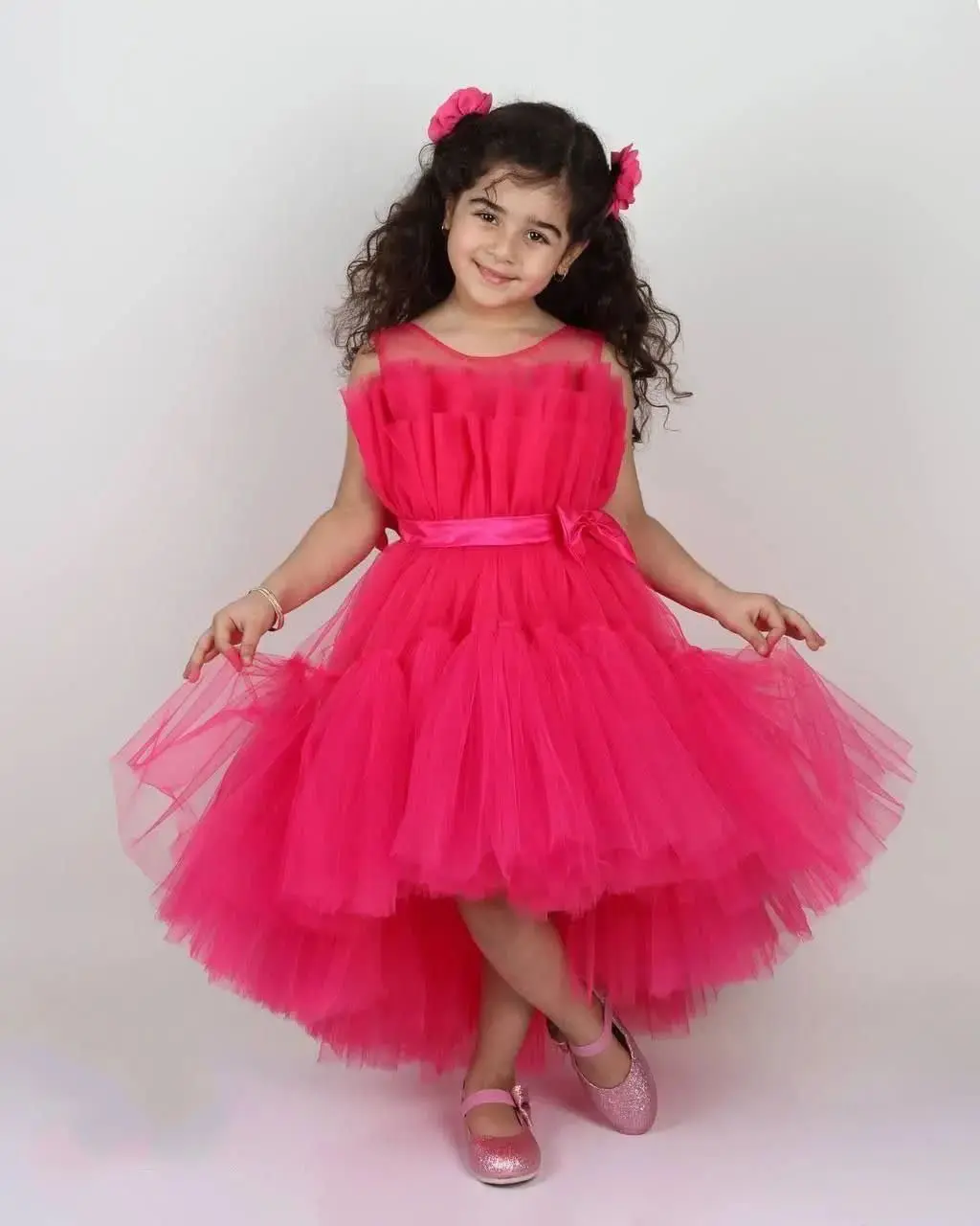 لباس عروس بچه‌گانه مدل «کاترینا» ✨ یه انتخاب خوشگل و خاص واسه پرنسس کوچولوتونه 🩵
