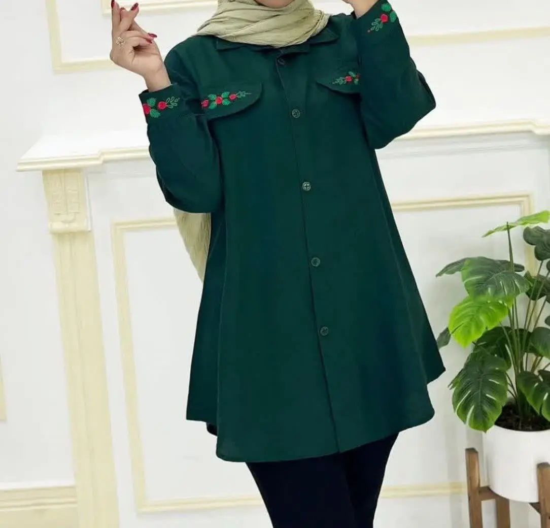 نام: شومیز مانتویی گل رز
