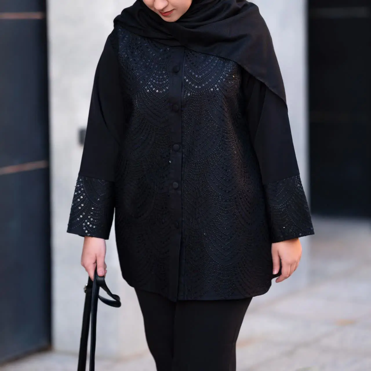 کت مجلسی #سوزن دوزی مشکی 🥰
