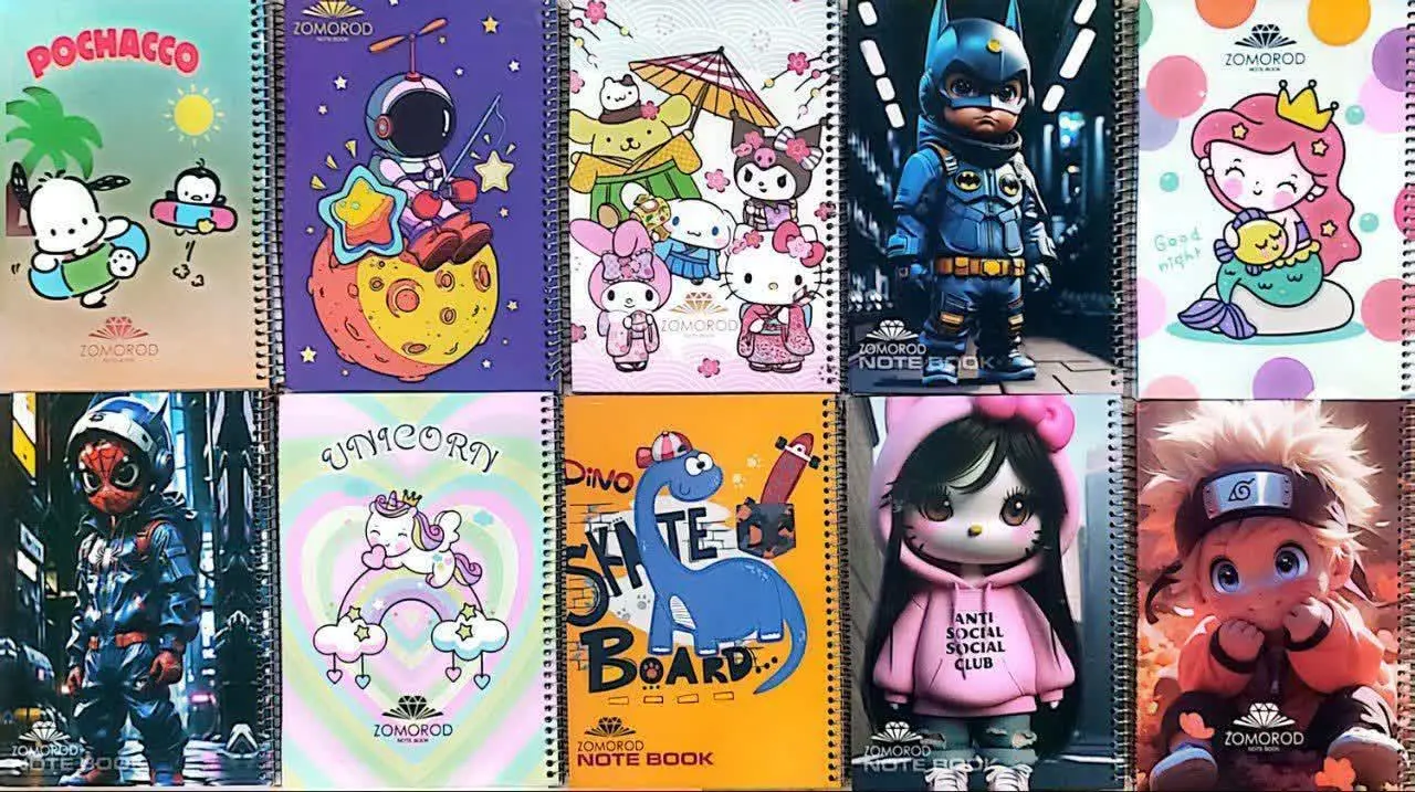 ❗ دفتر ۱۰۰ برگ خطی جلد سخت...