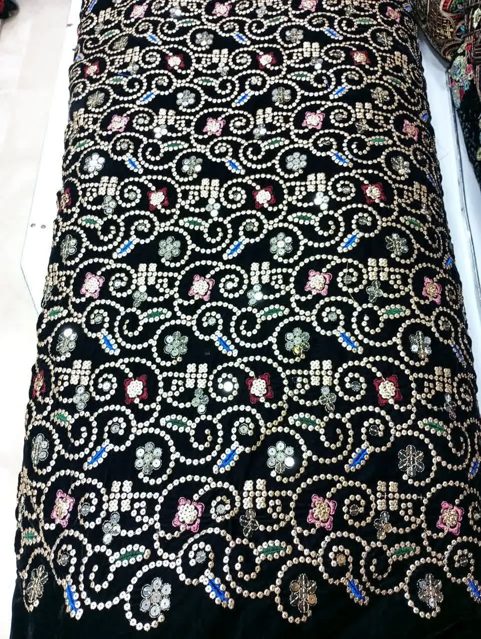 مخمل پولکدوزی سوزن دوزی 🌸
