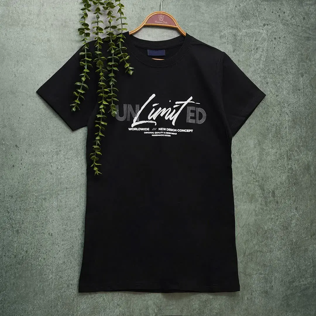 تیشرت مشکی مردانه کد ۸۰۱۲۱۴٫۲
