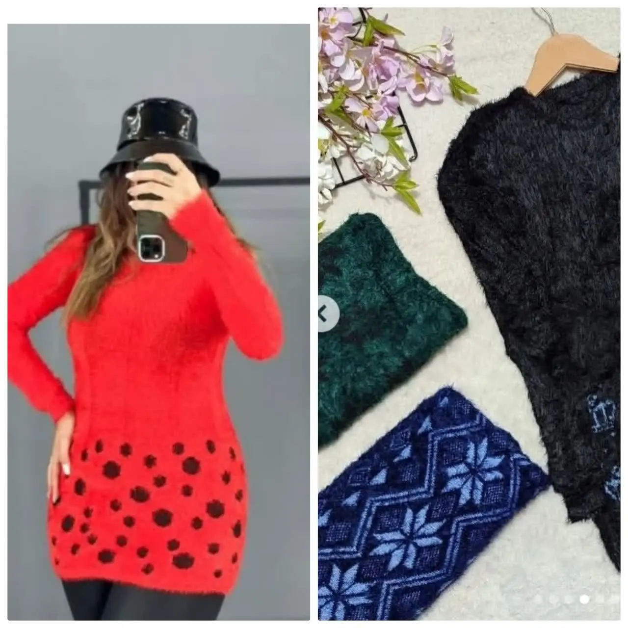 💥تونیک خز دار زنانه
