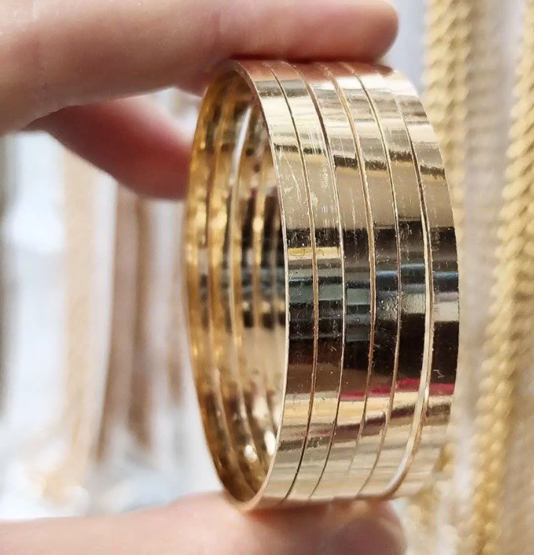 💍النگوی آینه‌ای طلاروس 🤗
