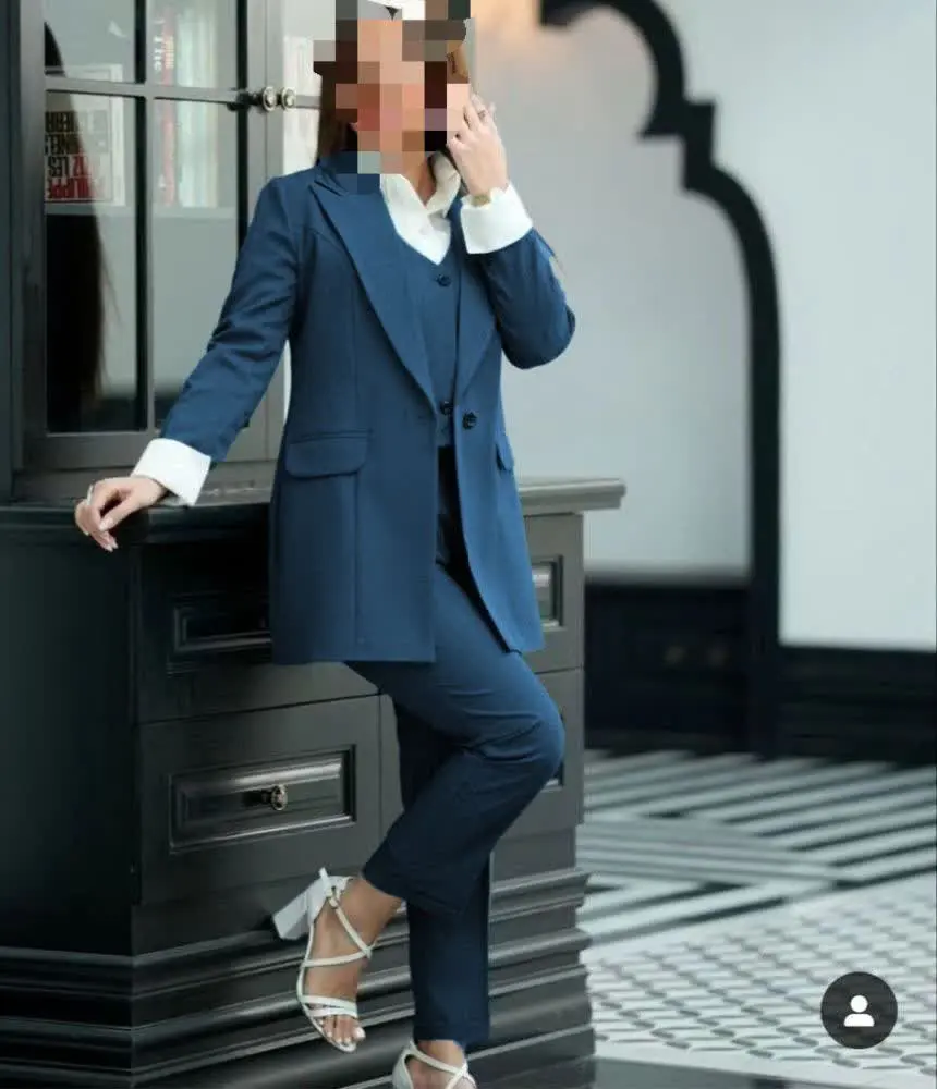 🌹نام: ست سه تیکه مانتو+جلیقه+شلوار💥
