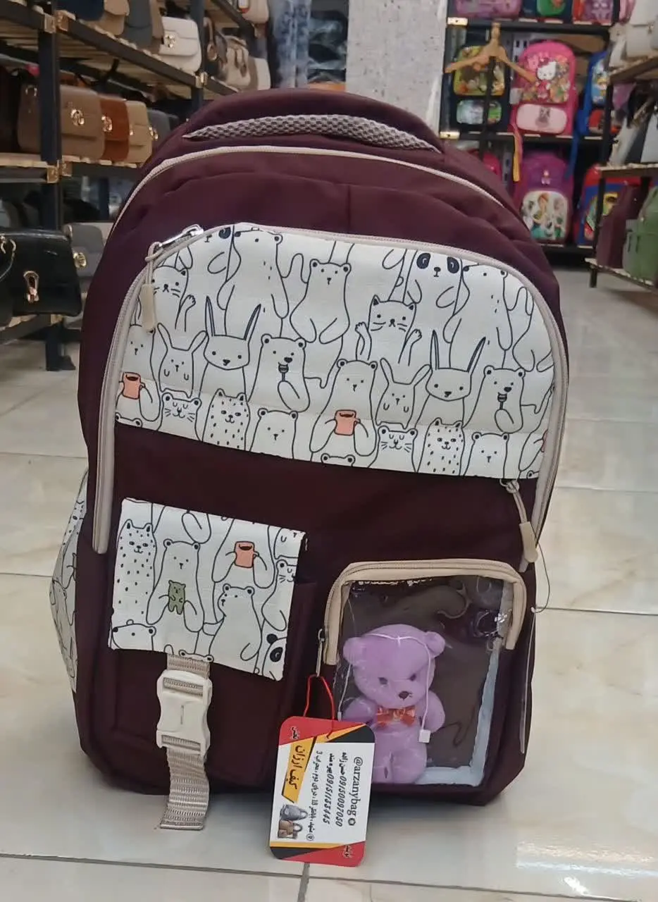 ✅ کیف کوله کرومی 
