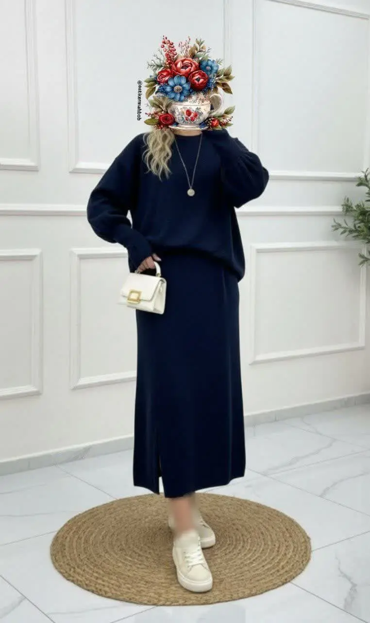 ست بافت دامن دار پرنسس