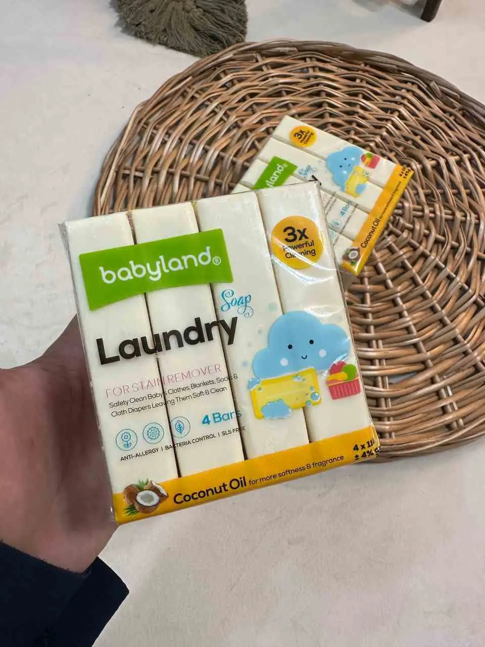 صابون رخشویی چهار عددی نوزادی و کودک کد ۳۳۹۰۰۸ 
