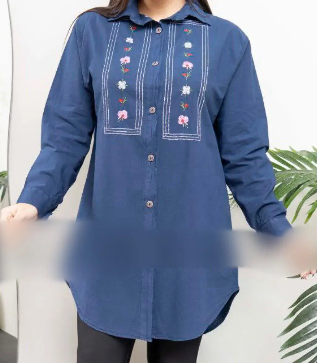 کد ۳۸۱ ✅شومیز گلدوزی مستطیل...