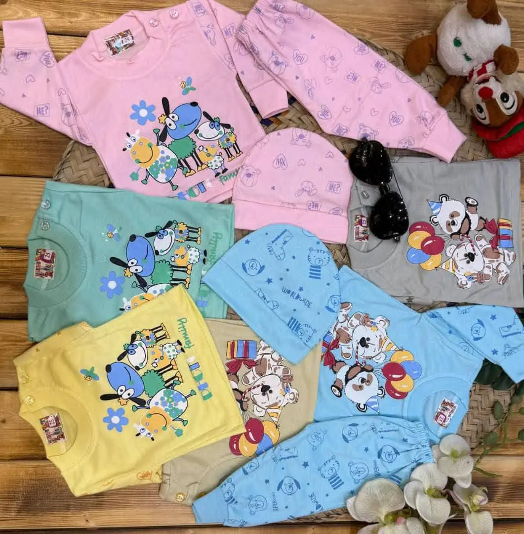 🧶 ست 🦁بلوز شلوار نوزادی کلا...