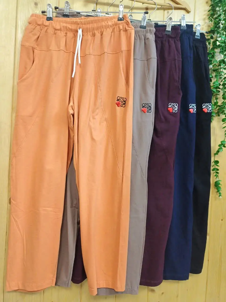 ✔️ شلوار نخ پنبه دم پا راسته