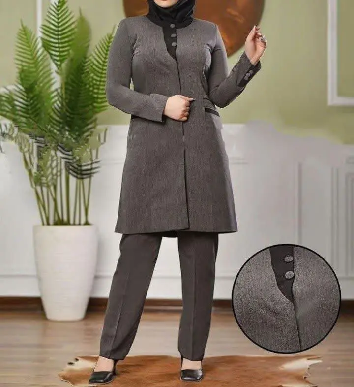 🍃نام: مانتو شلوار اداری خاتون
