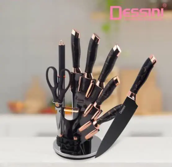 🔪✨ ست چاقوی ۹ تکه برند Dess...