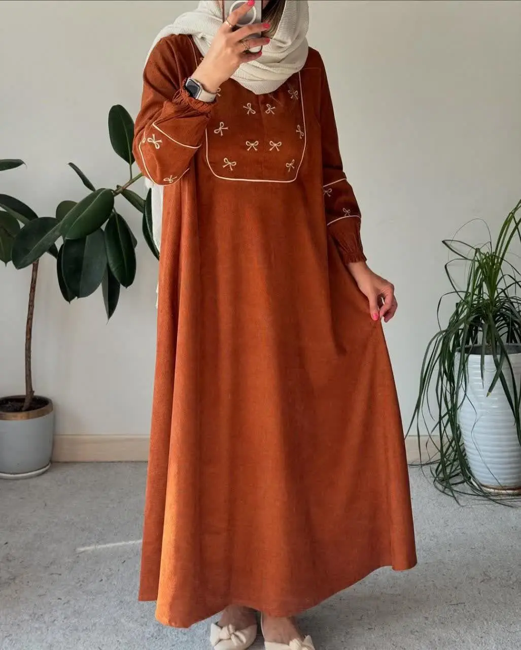 مانتو بلند پاپیونی🌸
