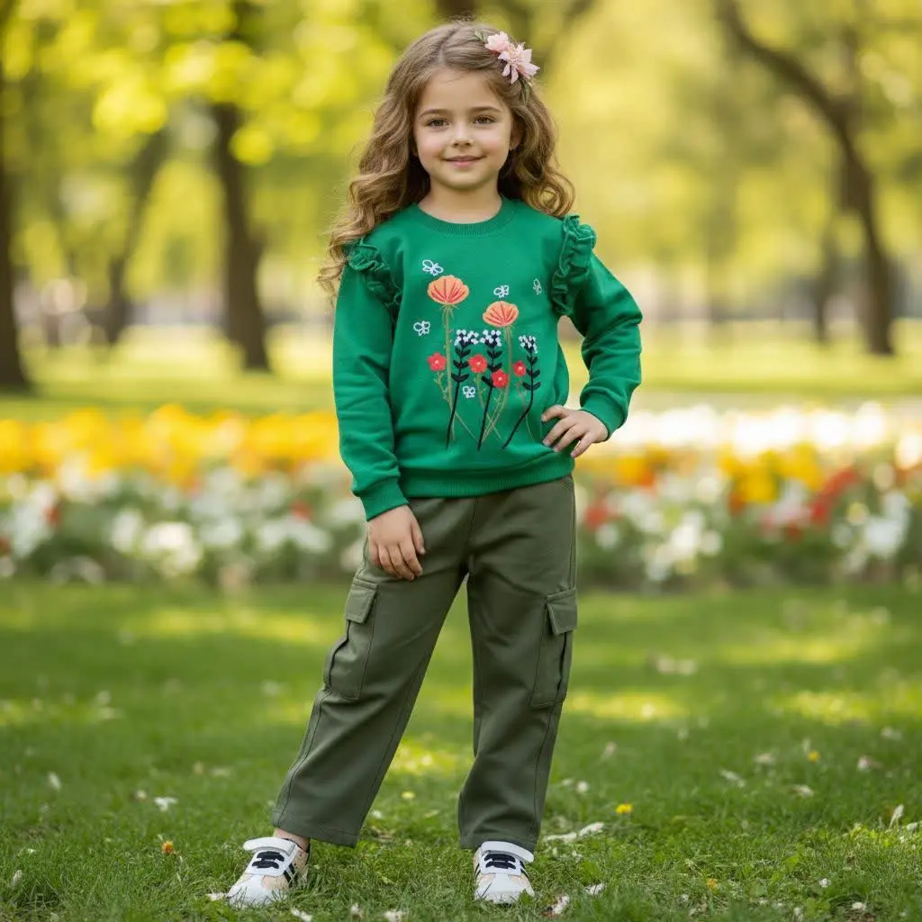 ست کتان چاپ گل