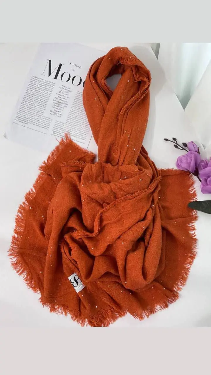 شال پاییزه کنف پولکی 😍