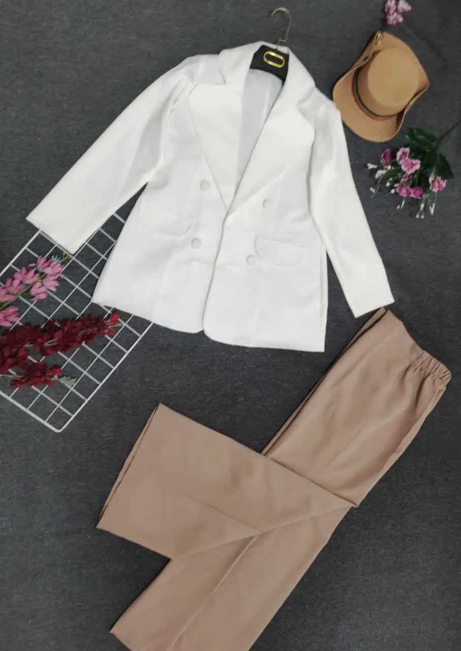 👚نام: ست کت و شلوار راحله💥💫
