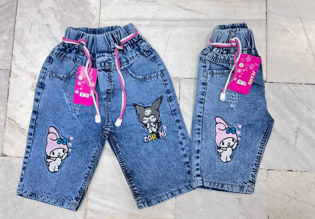 🔮شلوارک تک جین طرح کرومی🔮
